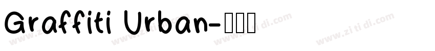 Graffiti Urban字体转换